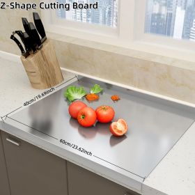 Cutting Board with Counter Lip (size: 40cm×60cm/15.75×23.62inch)